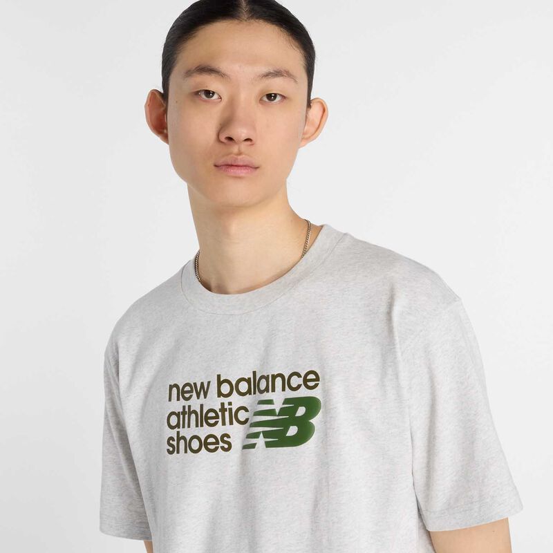 New Balance Athletics Relaxed Premium Chest Logo T-Shirt image number 2